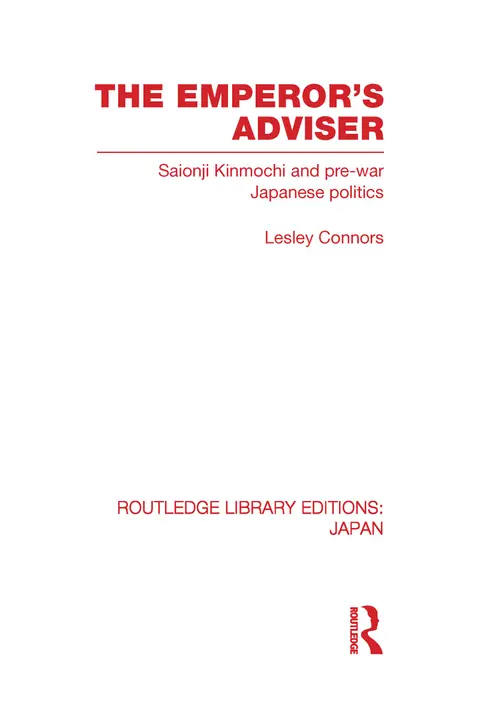 Cover of The Emperor's Adviser