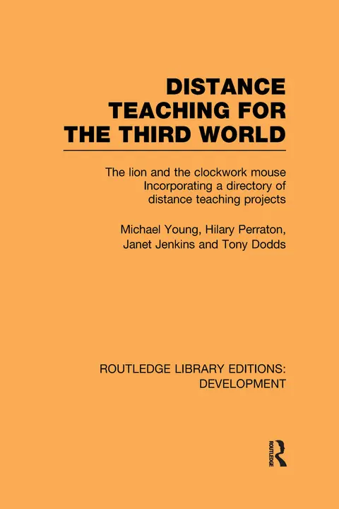 Cover of Distance Teaching for the Third World