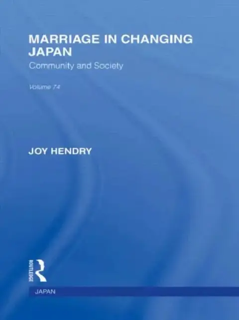 Cover of Marriage in Changing Japan