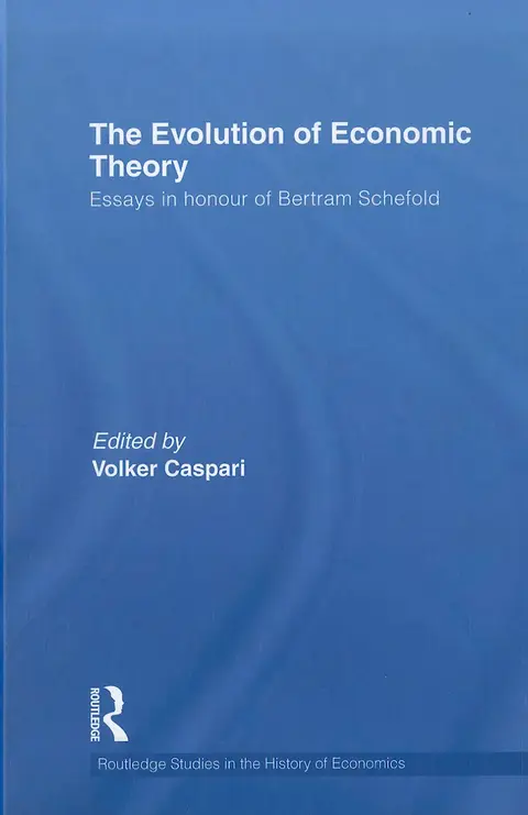 Cover of The Evolution of Economic Theory
