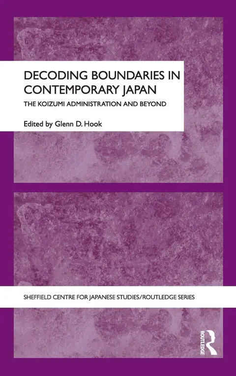 Cover of Decoding Boundaries in Contemporary Japan