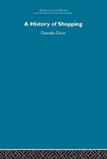 Cover of A History of Shopping