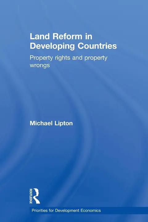 Cover of Land Reform in Developing Countries