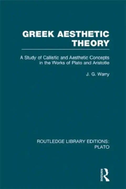 Cover of Greek Aesthetic Theory (RLE