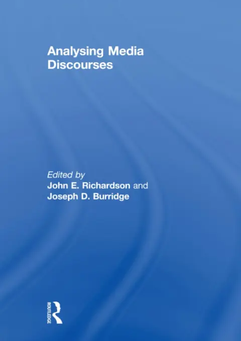 Cover of Analysing Media Discourses
