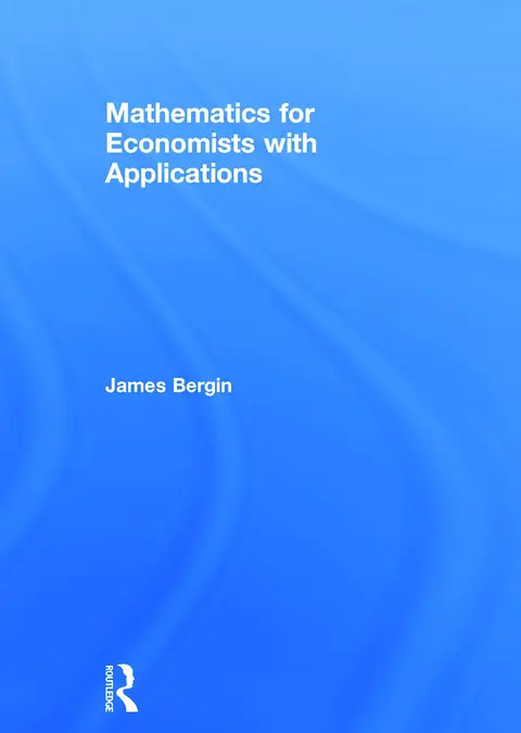 Cover of Mathematics for Economists with Applications