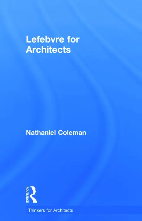 Cover of Lefebvre for Architects