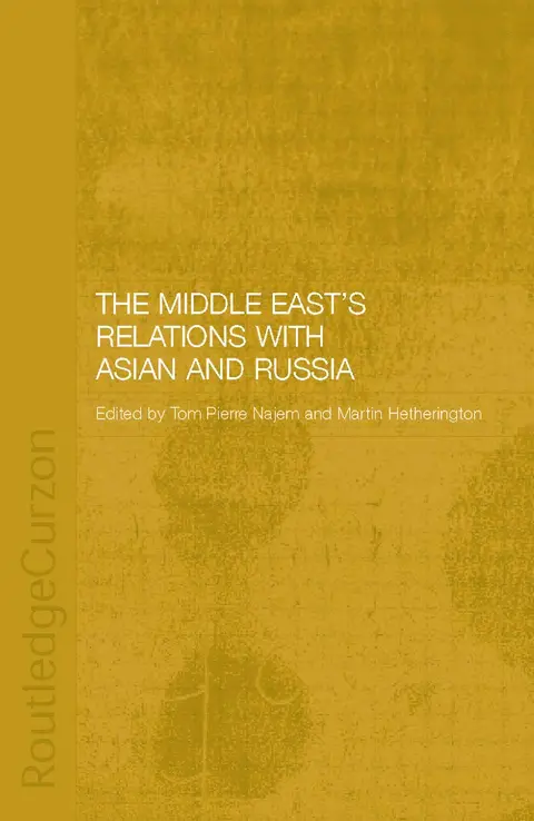 Cover of The Middle East's Relations with Asia and Russia