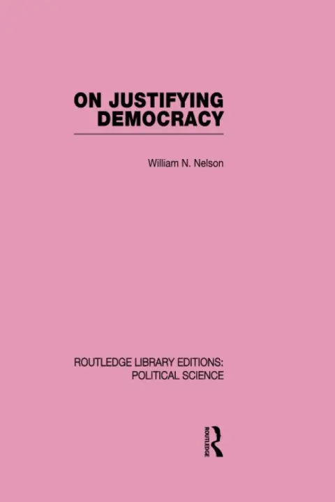 Cover of On Justifying Democracy