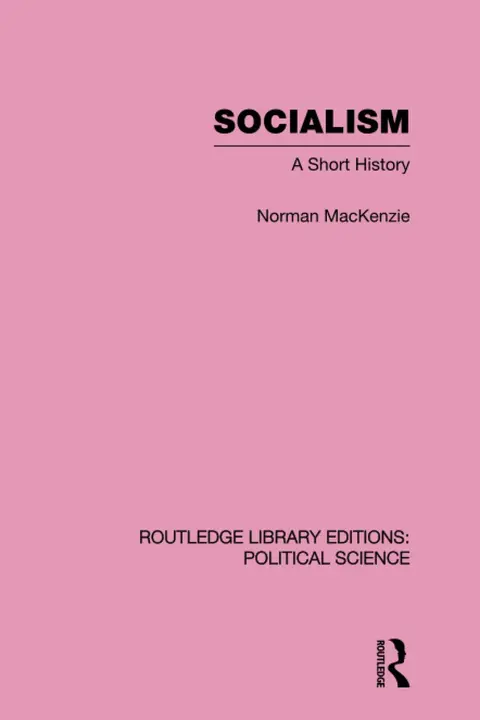 Cover of Socialism Routledge