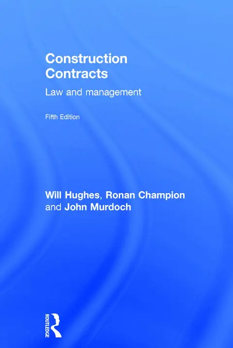 Cover of Construction Contracts