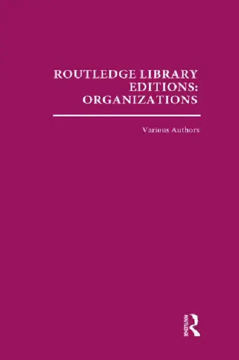 Cover of Organizations