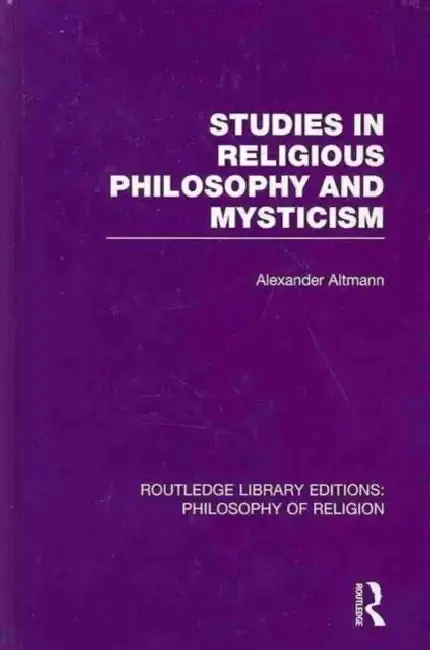 Cover of Philosophy of Religion