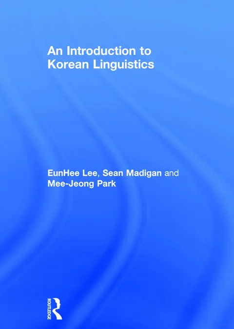 Cover of An Introduction to Korean Linguistics