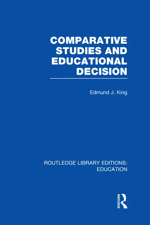 Cover of Comparative Studies and Educational Decision