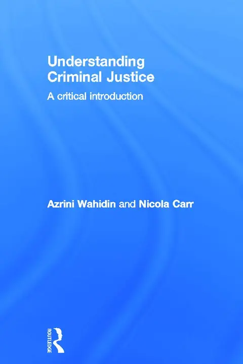 Cover of Understanding Criminal Justice