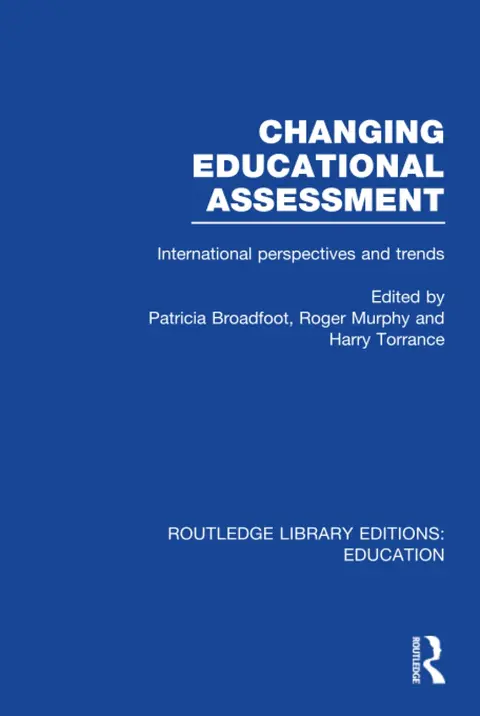 Cover of Changing Educational Assessment