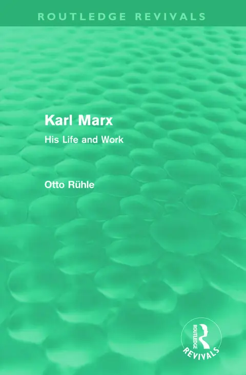 Cover of Karl Marx