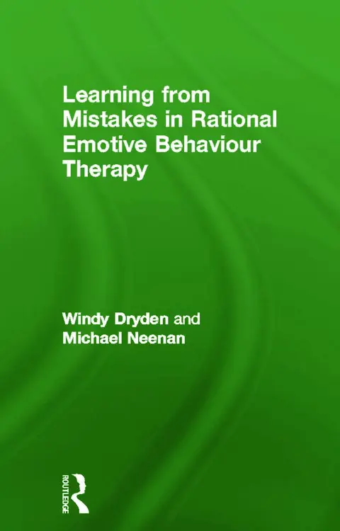 Cover of Learning from Mistakes in Rational Emotive Behaviour Therapy