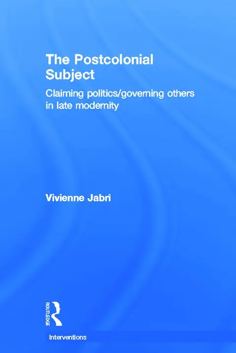 Cover of The Postcolonial Subject