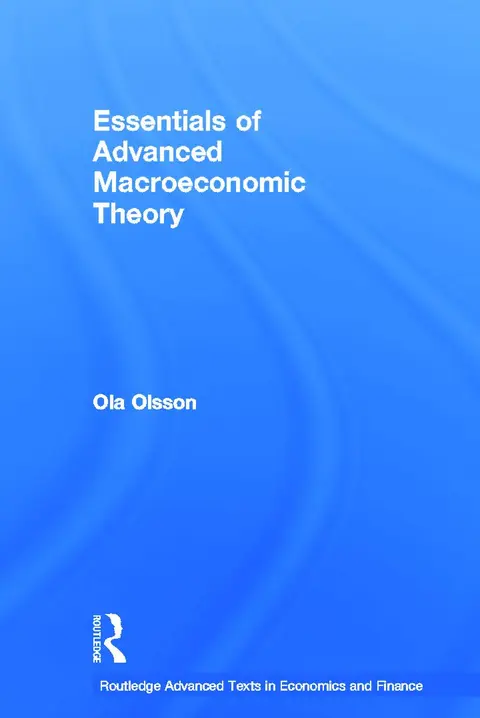 Cover of Essentials of Advanced Macroeconomic Theory