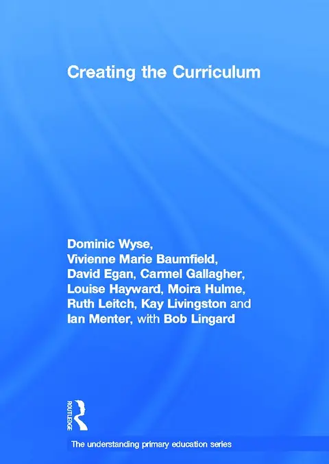 Cover of Creating the Curriculum
