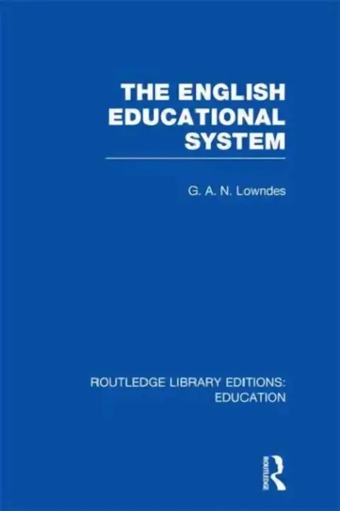 Cover of The English Educational System