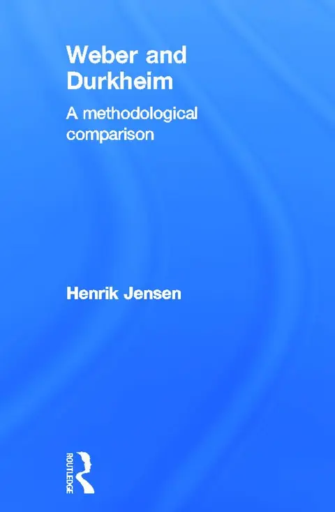 Cover of Weber and Durkheim