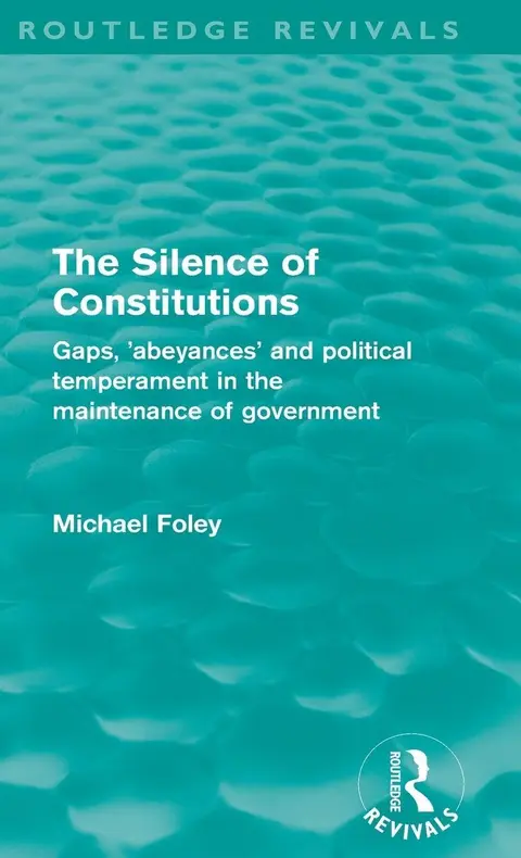 Cover of The Silence of Constitutions