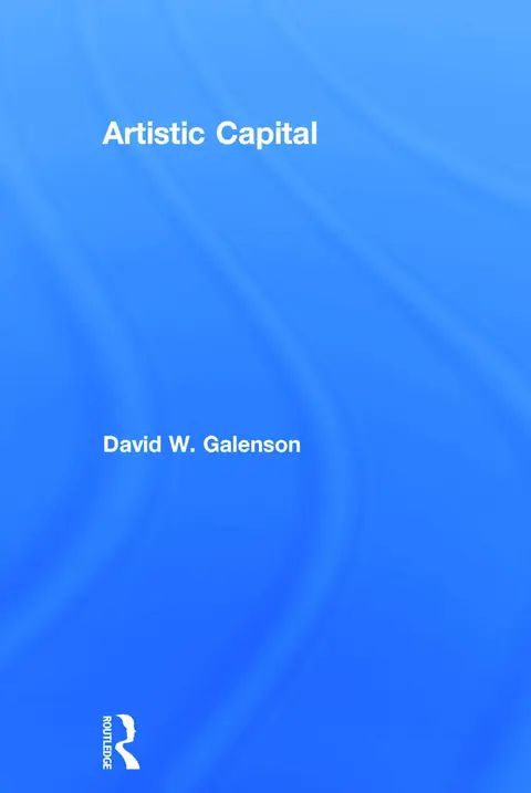 Cover of Artistic Capital