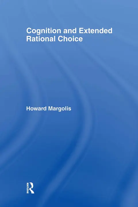 Cover of Cognition and Extended Rational Choice