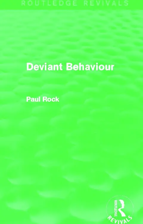 Cover of Deviant Behaviour