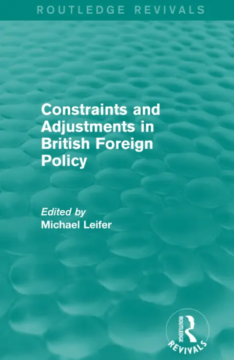 Cover of Constraints and Adjustments in British Foreign Policy