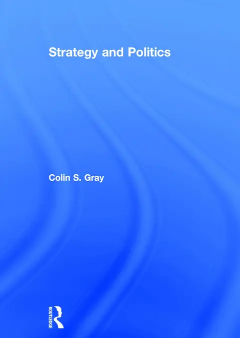 Cover of Strategy and Politics