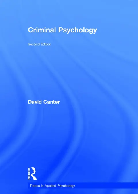 Cover of Criminal Psychology