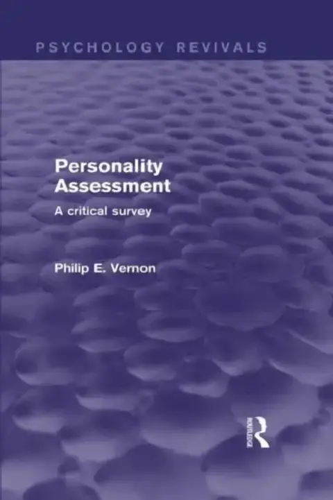 Cover of Personality Assessment (Psychology Revivals)