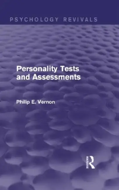 Cover of Personality Tests and Assessments (Psychology Revivals)