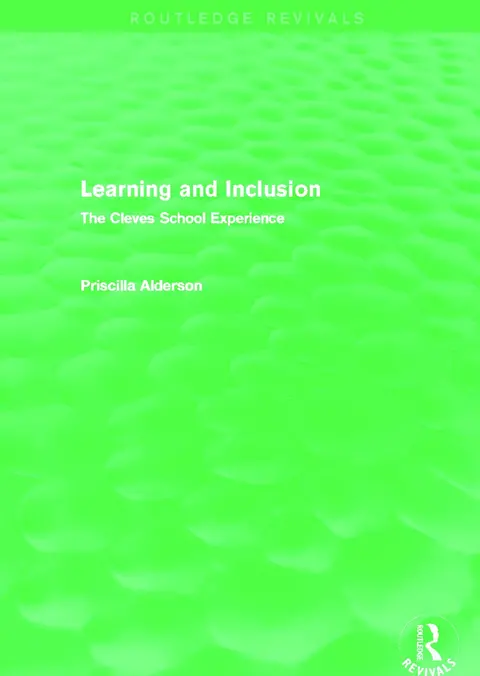 Cover of Learning and Inclusion