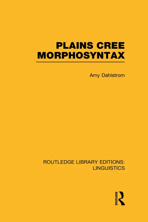 Cover of Plains Cree Morphosyntax