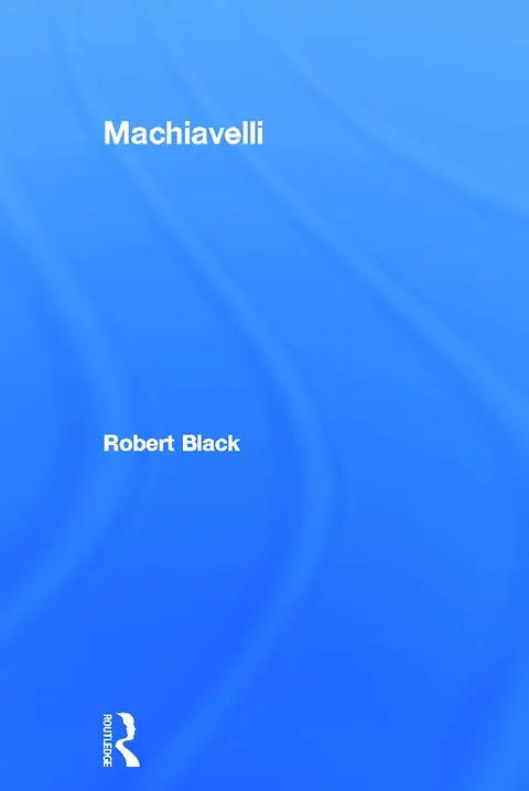 Cover of Machiavelli