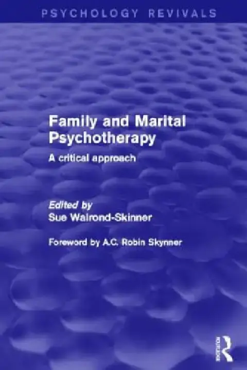 Cover of Family and Marital Psychotherapy