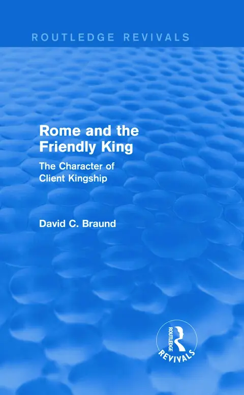 Cover of Rome and the Friendly King