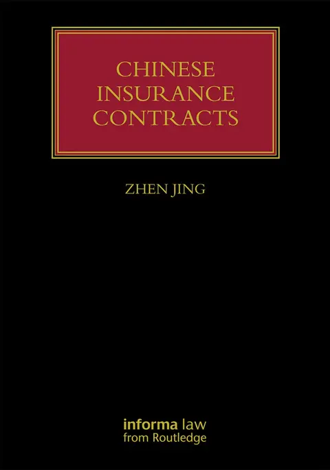 Cover of Chinese Insurance Contracts