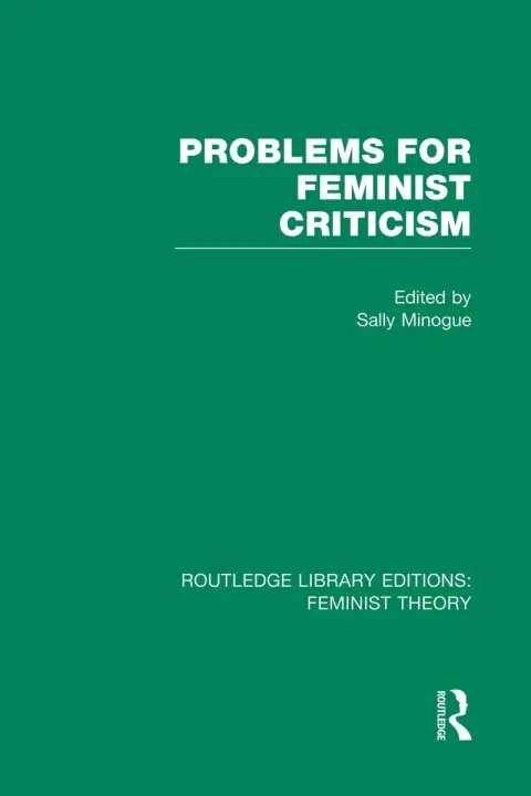 Cover of Problems for Feminist Criticism