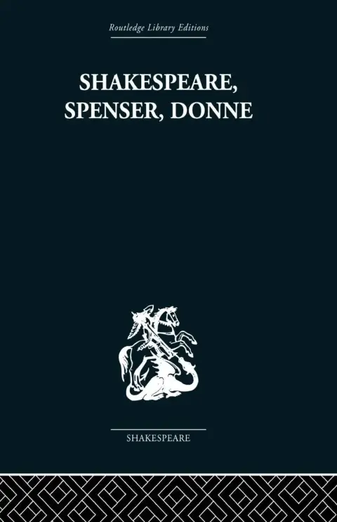 Cover of Shakespeare, Spenser, Donne