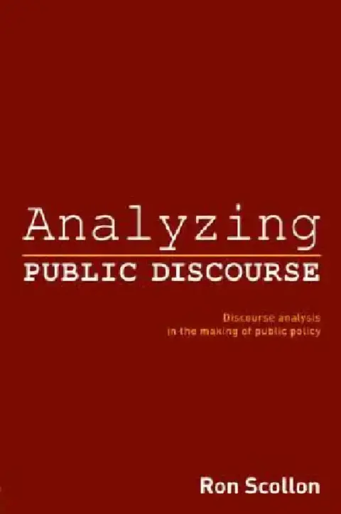 Cover of Analyzing Public Discourse