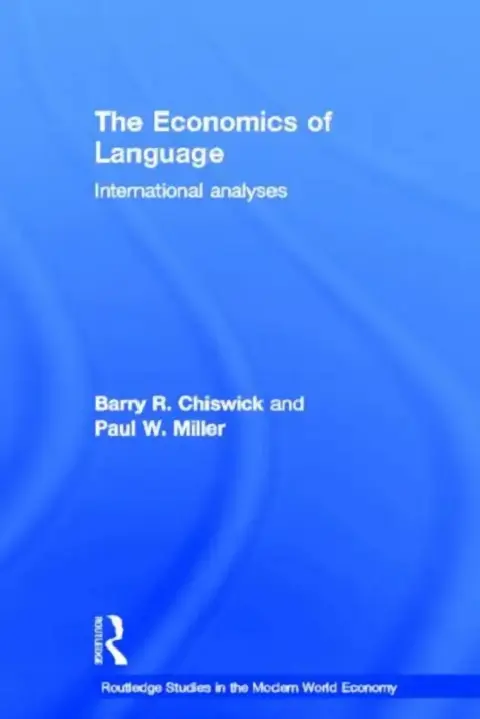 Cover of The Economics of Language