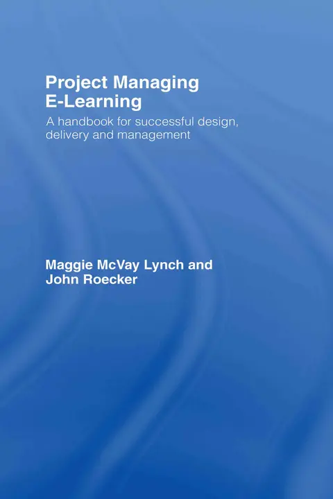 Cover of Project Managing E-Learning
