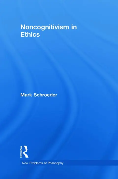 Cover of Noncognitivism in Ethics