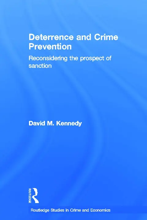Cover of Deterrence and Crime Prevention